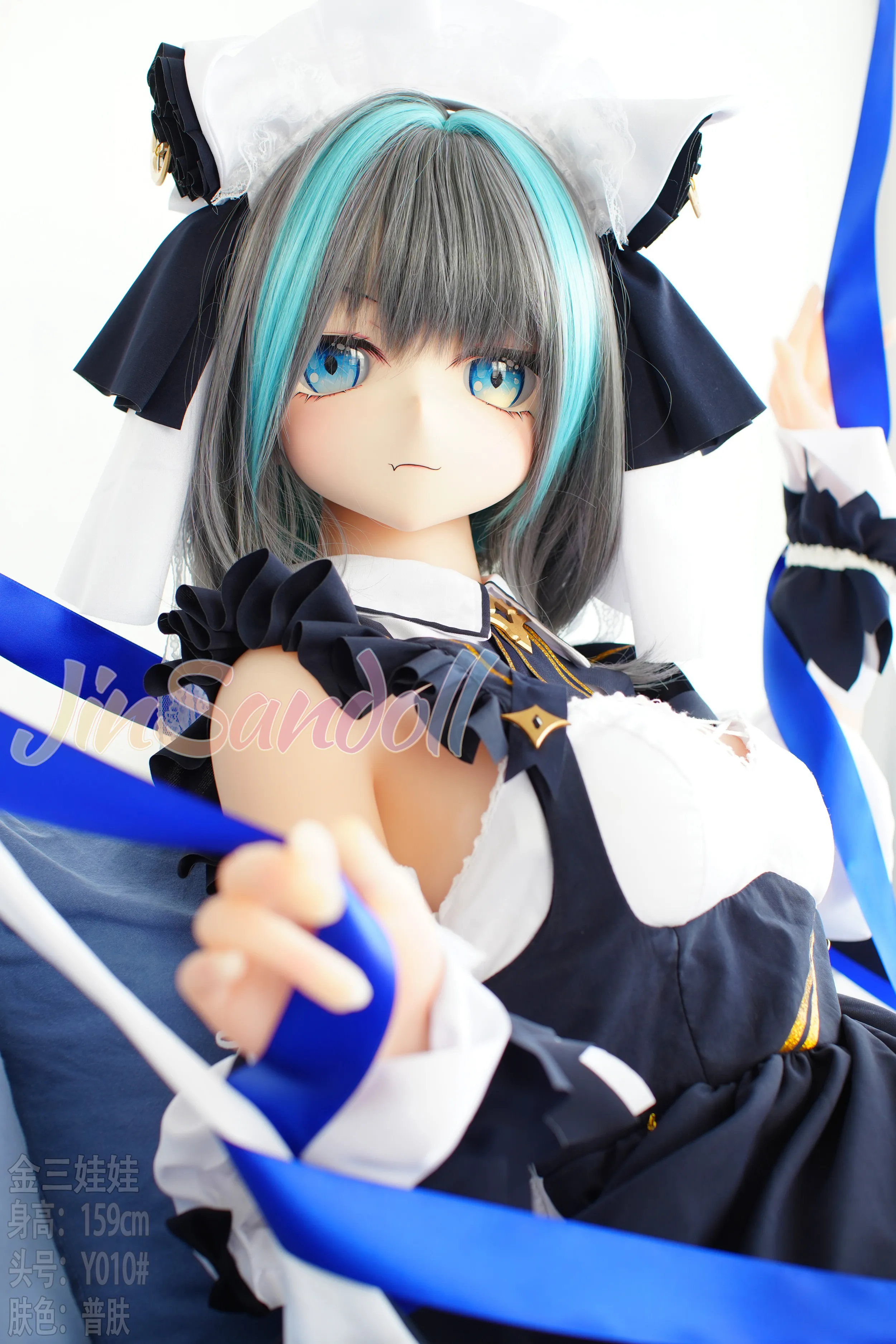 159cm (5ft3) H-Cup Anime lifelike love doll PVC head sculpt + S-TPE body Sex Doll, Head #Y010